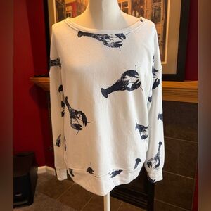Lou & Grey lobster print sweatshirt